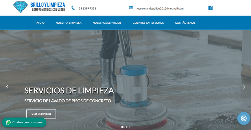 Brillo y Limpieza Páginas Web Guadalajara