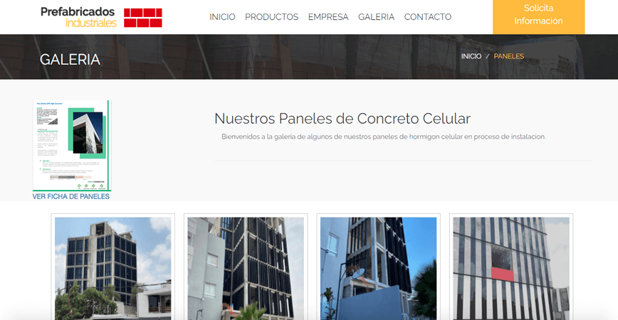 Prefabricados Industriales de Páginas Web Guadalajara