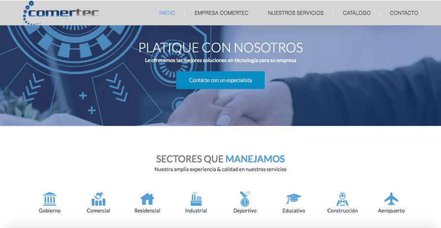 Paginas Web Guadalajara Profesionales Comertec México